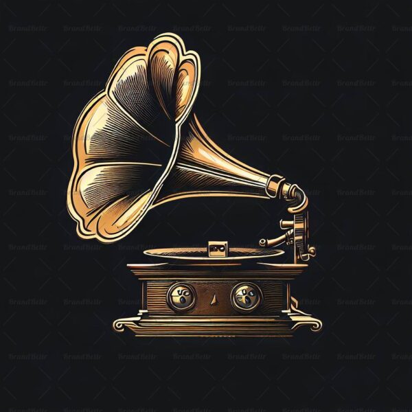 Antiker Grammophon